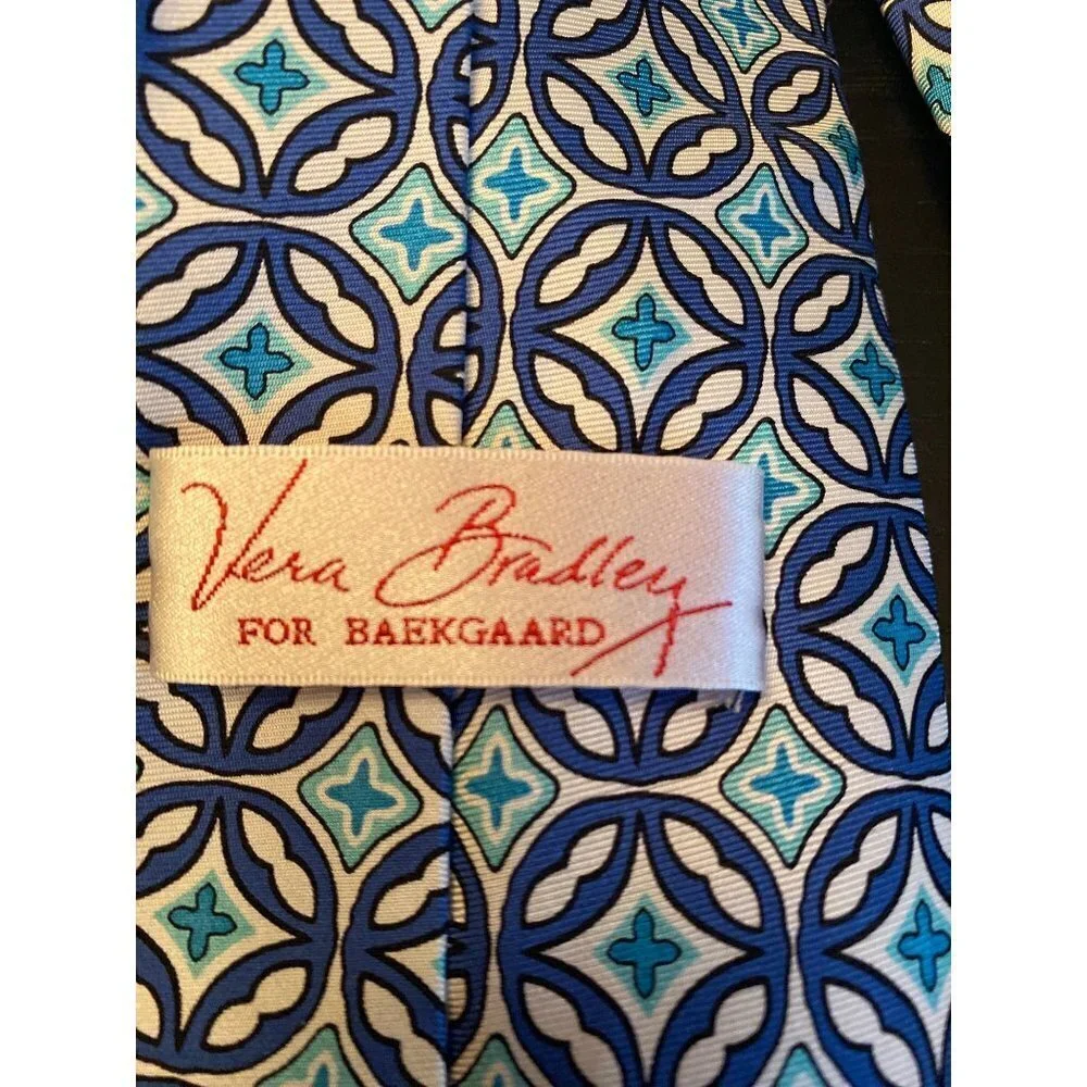 Vera Bradley Men's Tie Blue Baekgaard‎ Print